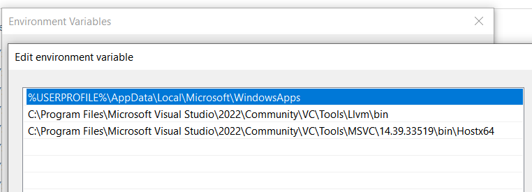 System Properties > Environment Variables